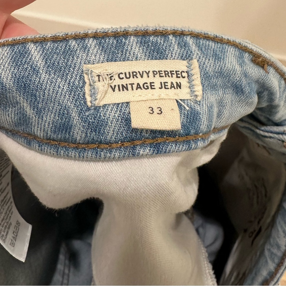 MADEWELL The Curvy Perfect Vintage Jean - Size 33